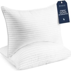 Beckham Resort Assortment Mattress Pillows Commonplace / Queen Dimension Set of two – Down Different Bedding Gel Cooling Pillow for Again
