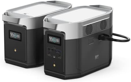 EF ECOFLOW Moveable Energy Station DELTA Max 2000 with Further Battery