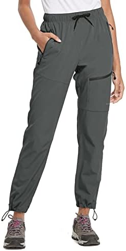 BALEAF Girls’s Mountaineering Pants Fast Dry Light-weight Water Resistant Elastic Waist Cargo Pants for All Seasons