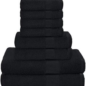Belizzi Dwelling 8 Piece Towel Set 100% Ring Spun Cotton