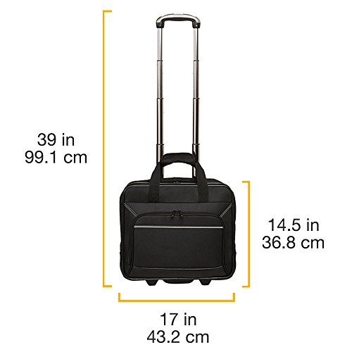 Amazon-Basics-Rolling-Laptop-Case-Black