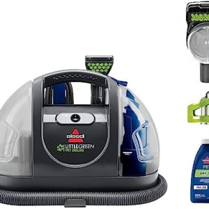 Bissell Little Inexperienced Pet Deluxe Transportable Carpet Cleaner and Automobile/Auto Detailer