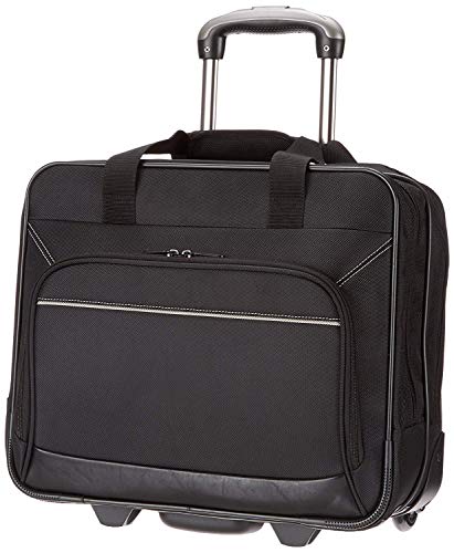Amazon-Basics-Rolling-Laptop-Case-Black