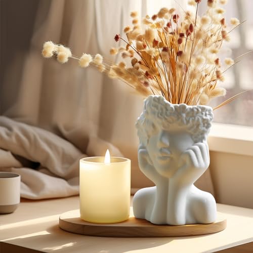 T4U-Face-Planters-Pots-Head-Large-Face-Flower-Pot-Head-Planter-Ceramic-Flower-Pots-Succulent-Pots-with-Drainage-Hole-Plant-Lady-Gifts-for-Plant-Lovers