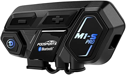 FODSPORTS Bike Bluetooth Intercom with Music Sharing