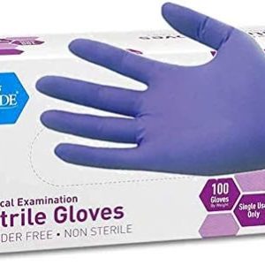 MedPride Powder-Free Nitrile Examination Gloves (Small (Pack of 100))