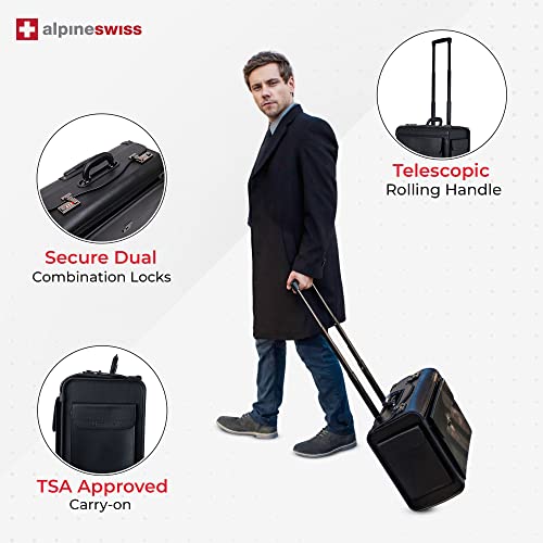 Alpine-Swiss-Rolling-17-Laptop-Briefcase-on-Wheels-Attache-Lawyers-Case-Legal-Size
