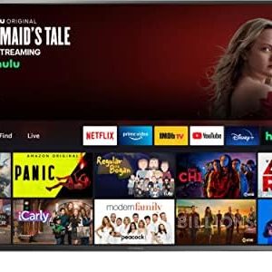 INSIGNIA All-New NS-75F301NA22 75-inch F30 Collection LED 4K UHD Sensible Fireplace TV with Alexa Voice Distant