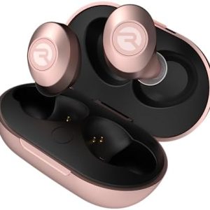 Raycon The On a regular basis Bluetooth Wi-fi Earbuds with Microphone- Stereo Sound in-Ear Bluetooth Headset True Wi-fi Earbuds 32 Hours Playtime (Matte Rose Gold)