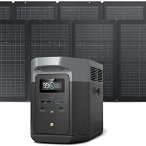 EF ECOFLOW Photo voltaic Generator DELTA 2 Max 2048Wh with 2x220W Photo voltaic Panel