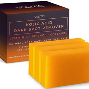 VALITIC Kojic Acid Darkish Spot Remover Cleaning soap Bars with Vitamin C