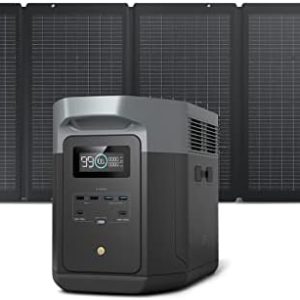 EF ECOFLOW Photo voltaic Generator DELTA 2 Max 2048Wh with 220W Photo voltaic Panel