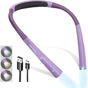 Glocusent Upgraded LED Neck Studying Mild
