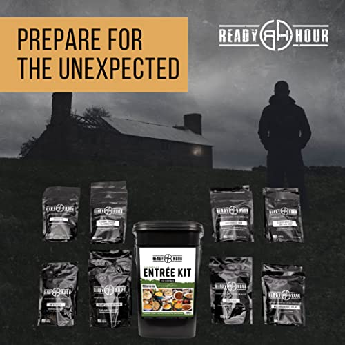 Ready-Hour-Emergency-Meal-Entrees-Real-Non-Perishable-Meals-25-Year-Shelf-Life-Portable-Flood-Safe-Container-120-Servings