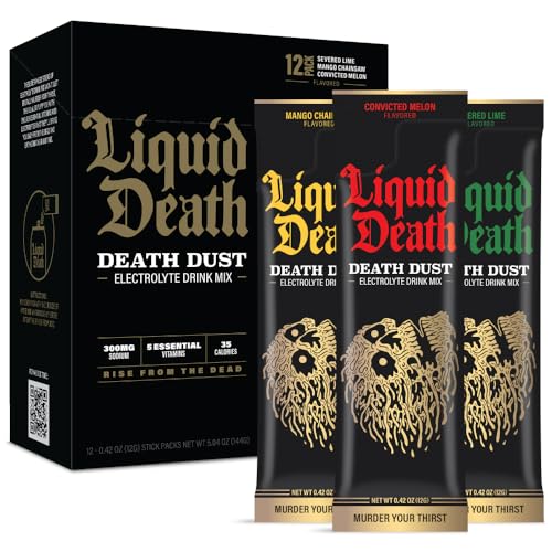 Liquid Loss of life Electrolyte Loss of life Mud – Hydration Powder Packets – 3 Flavors – 12-Stick Selection Pack – Combine 1 Keep on with 12 oz Water