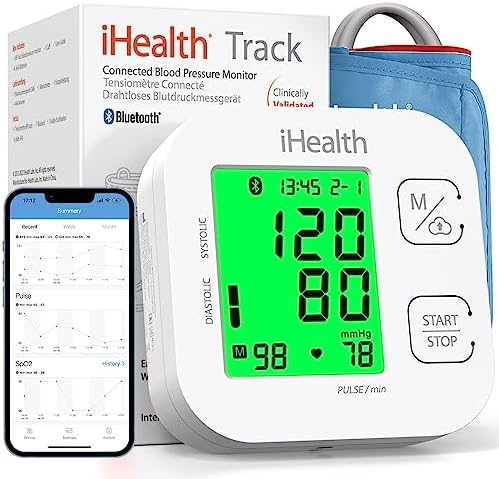 51KYs7RHtqL._AC_.jpg iHealth Monitor Sensible Higher Arm Blood Stress Monitor with Huge Vary Cuff That matches Normal to Massive Grownup Arms