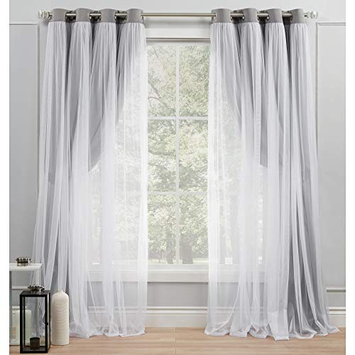 Exclusive-Home-Catarina-Layered-Solid-Room-Darkening-Blackout-and-Sheer-Grommet-Top-Curtain-Panel-Pair-52x84-Soft-Grey