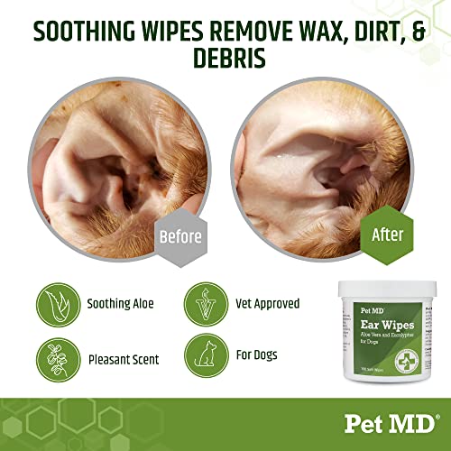 Pet-MD-Dog-Ear-Cleaner-Wipes-Otic-Cleanser-for-Dogs-to-Stop-Ear-Itching-and-Infections-with-Aloe-and-Eucalyptus-100-Count