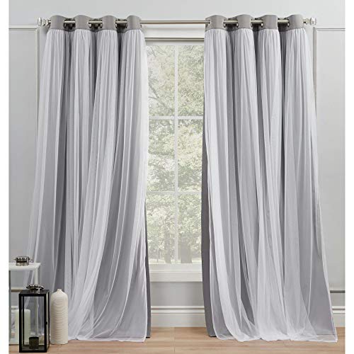 Exclusive-Home-Catarina-Layered-Solid-Room-Darkening-Blackout-and-Sheer-Grommet-Top-Curtain-Panel-Pair-52x84-Soft-Grey