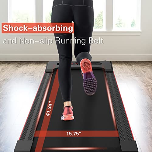 GOYOUTH-2-in-1-Under-Desk-Electric-Treadmill-Motorized-Exercise-Machine-with-Wireless-Speaker-Remote-Control-and-LED-Display-Walking-Jogging-Machine-for-HomeOffice-Use