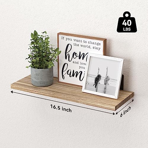 WOPITUES-Wood-Floating-Shelves-Set-of-6-Shelves-for-Wall-Decor-Farmhouse-Shelf-for-Bedroom-Bathroom-Storage-Shelves-Book-Shelves-for-Living-Room-Rustic-Brown